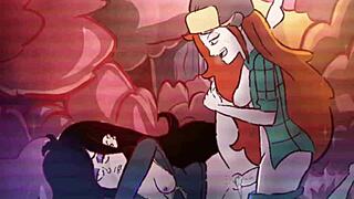Futa Wendy in animated hentai Gravity Falls