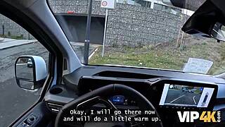 A European girl watches her boyfriend fuck another girl