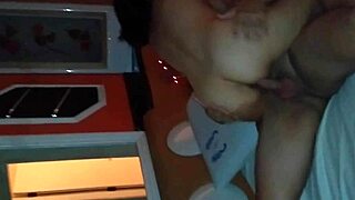 Young housewife Karina's wild threesome with horny newcomers