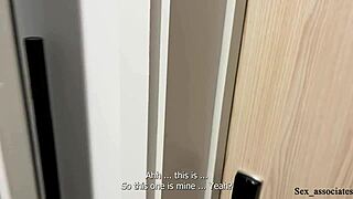 First-time accident with a petite stepmom in a hotel room