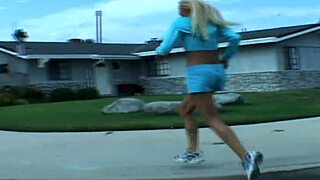 A blonde cougar seduces her stepson and gives a deepthroat blowjob