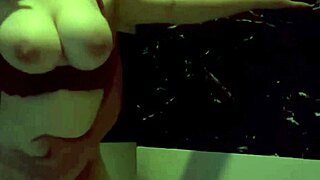 Public bathroom tryst with an Asian beauty and a lucky amateur