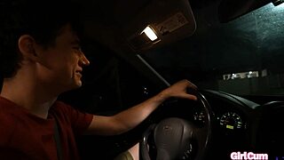 A small woman gets a great pleasure from a big dick in a hitchhiking adventure