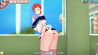 Wen 10's cosplay in teacher uniform is too sexy for the game