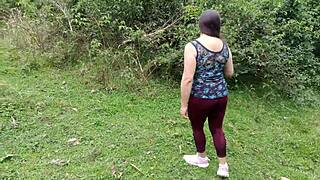 Indian stepmom and her son go wild in the woods