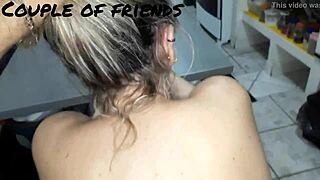 Steamy office kitchen affair: oral and anal action