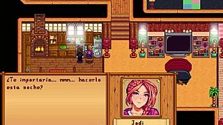 Dirty talk in Stardew Valley - Part 1 with Jodi at the SPA of desire