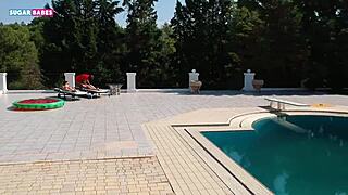 Beautiful women in love, Elena and her girlfriend, enjoy sensual massage with oil