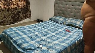 Chubby Latina gets rough pussy fucking and cunilingus