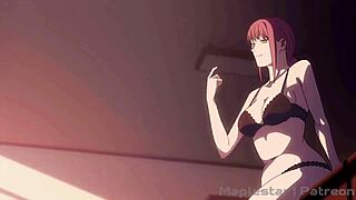 Chainsaw man hentai with bondage and chained scenes