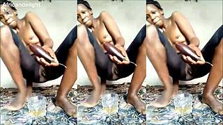 Nikkie, a mature and professional seductress, has great sex and enjoys female ejaculation while having a big eggplant