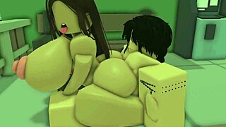 Only animated porn with Roblox theme on RR34
