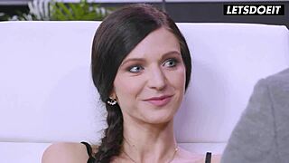 Skinny Ukrainian milf Arian Joy takes it deep