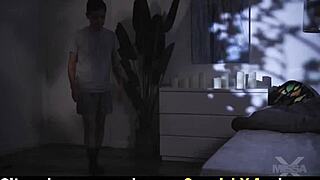 Beautiful brunette stepmother goes wild with Spanish submissive