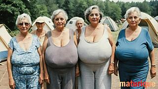 Beautiful women of a certain age in erotic scenes
