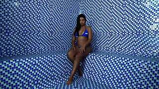 Married MILF Lina Henao's steamy bathroom tryst with Jean-Paul