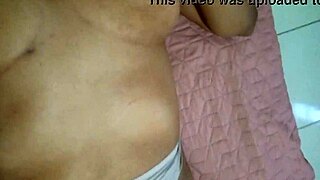 Tattooed MILF gets a sensual massage and masturbates