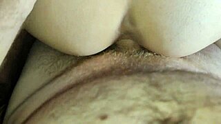 Close up and personal creampie action with my stepbrother