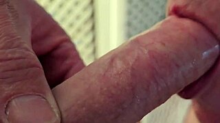 An amateur couple’s homemade video shows a POV of a facial with a fetish twist
