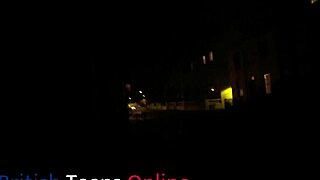 Alternative beauty enjoys public masturbation