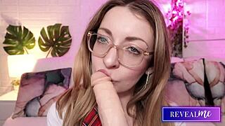 Special sex adventure with a pregnant woman using a dildo