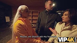 Watching my wife swap with a horny couple