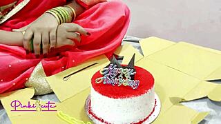 Father-in-law seduces and fucks his mature bride on anniversary