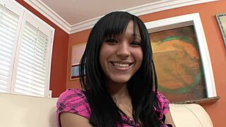 Big cocked stud dominates hairy Latina in hardcore action