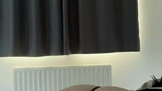 Young British woman’s solo pleasure time with sex toys