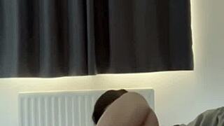 Young British woman’s solo pleasure time with sex toys