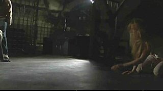 Beautiful women are brutally treated in public in a BDSM scene