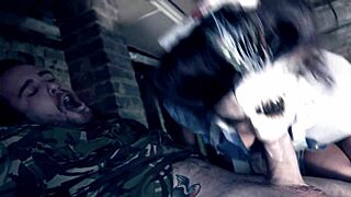 Black hair beauty gets a facial in this kinky video