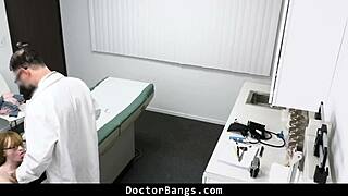 A young doctor has to examine a patient and cannot resist the temptation