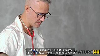 European nurse gives tight pussy treatment to patient