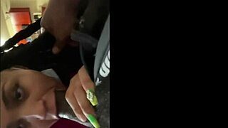 Good blow job on a big dick