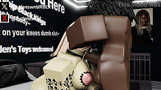 Roblox fangirl’s secret desire: big cock missionary sex