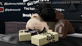 Roblox fangirl’s secret desire: big cock missionary sex