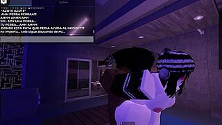 Big ass Roblox babe gets rough and wild with black cock