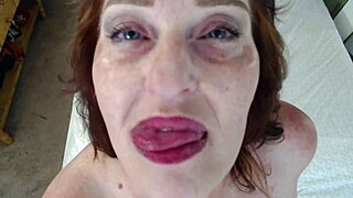 Older redhead's steamy video for Sean, begging for breeding