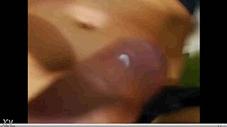 Beautiful transgender webcam star with a great ejaculation