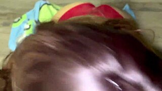 Roommate gets a wet and wild deepthroat surprise every week