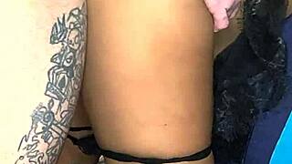A man pleases himself with a cock pump and then gets a creampie