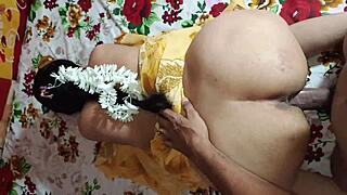 Brother understands his sister's desires and she enjoys all night with him in Hindi