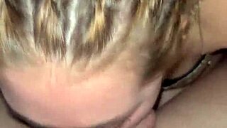 Mermaid slut sloppy cocksucker, making a wet mess