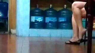 Hot chick with long legs China is a slutty mature