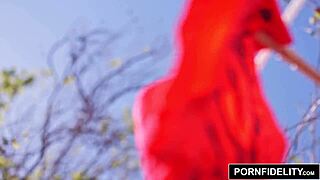 Redhead slut Brië Daniels gets creampied with passion