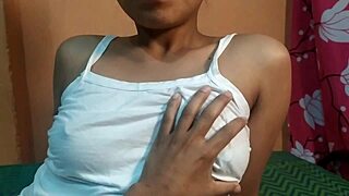 Indian couple caught in passionate schoolgirl fantasy