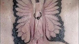 Crystal has a butterfly, or so it is named