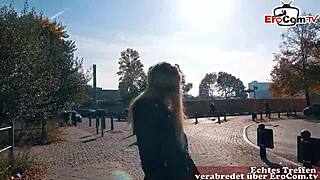 Blind dates in Germany with hot blondies