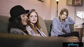 Fantasy-driven masturbation with Kristen Scott, fueled by Girlsway’s steamy lesbian stories